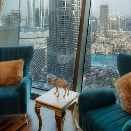 First Class 3Br With Full Burj Khalifa And Fountain View Dubái Exterior foto