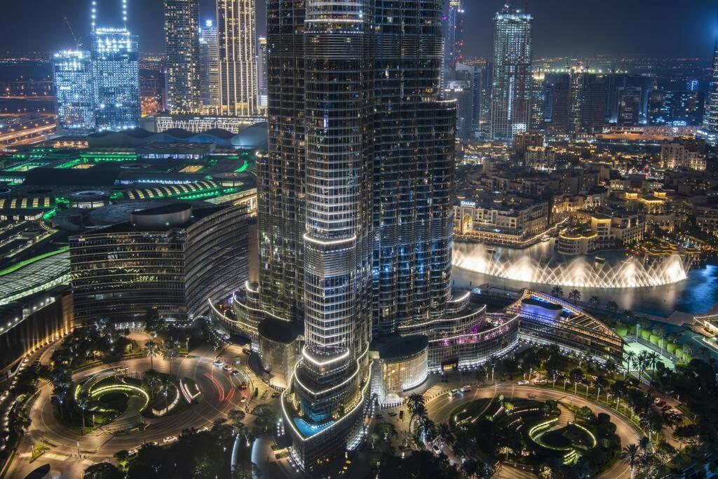 First Class 3Br With Full Burj Khalifa And Fountain View Dubái Exterior foto