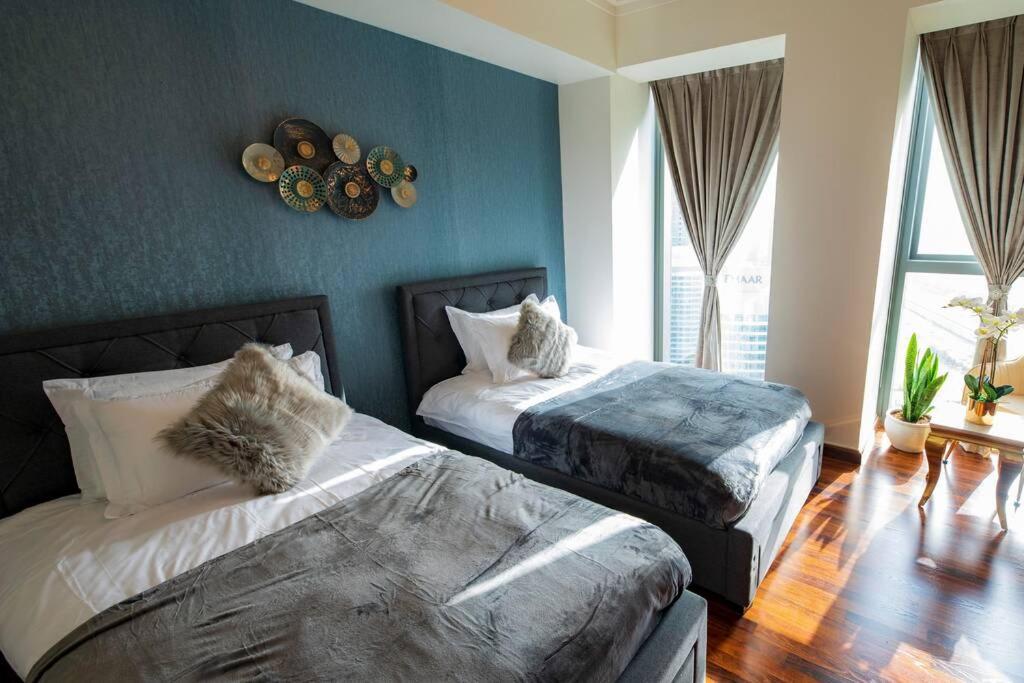 First Class 3Br With Full Burj Khalifa And Fountain View Dubái Exterior foto