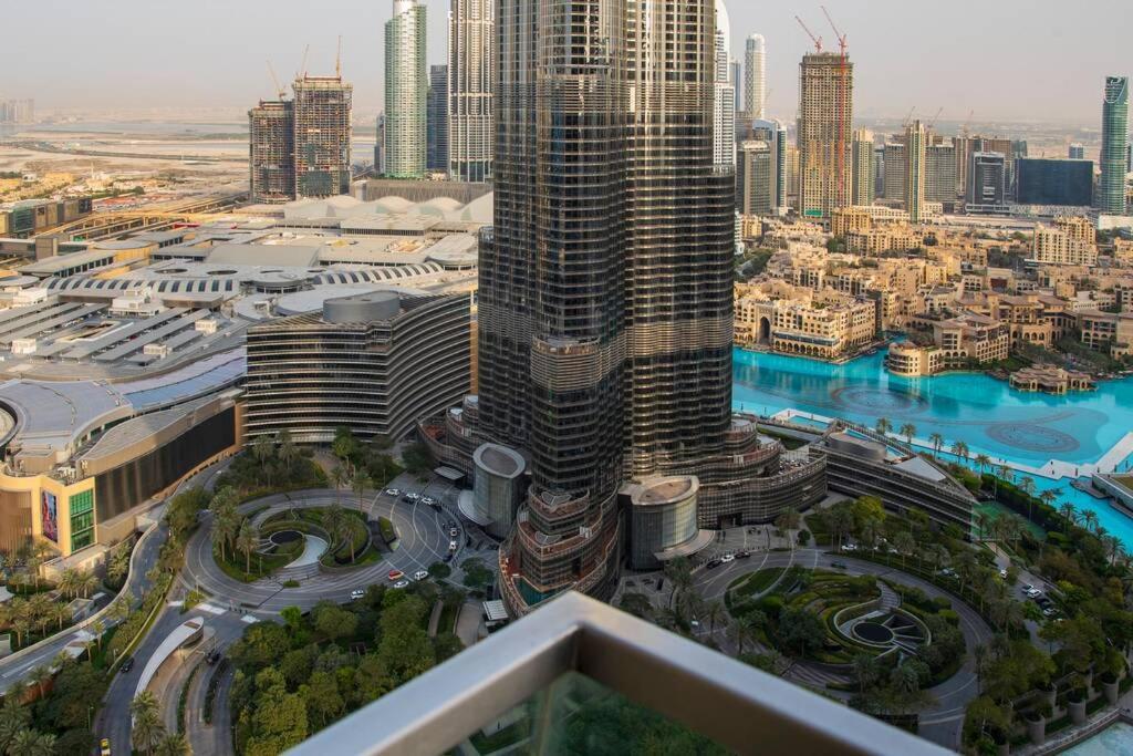 First Class 3Br With Full Burj Khalifa And Fountain View Dubái Exterior foto