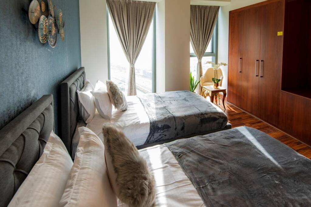 First Class 3Br With Full Burj Khalifa And Fountain View Dubái Exterior foto
