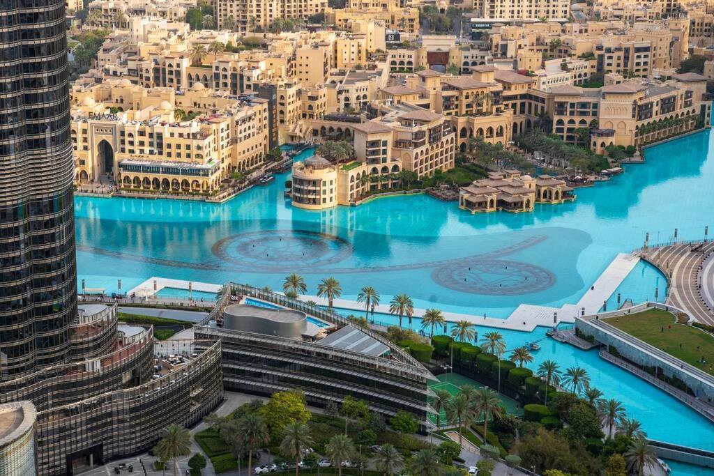 First Class 3Br With Full Burj Khalifa And Fountain View Dubái Exterior foto